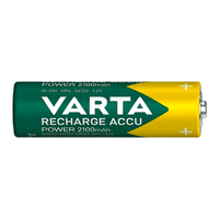 Varta 56706BP4 Accu Power Size AA Rechargeable Batteries 2100 mAh - Pack of 4 - 4008496550692