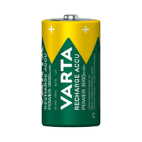 Varta 56714P2 Recharge Accu Power 1.2V C Size 3000 mAh Batteries - 2 Pack - 4008496133529