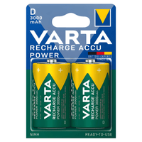 Varta 56720BP2 D Size Rechargeable Batteries - Pack of 2 - 4008496550777