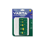 Varta 57658 Universal Battery Charger for AAA, AA, C, D, 9V batteries - 4008496054671