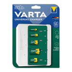 Varta 57658 Universal Battery Charger for AAA, AA, C, D, 9V batteries - 4008496054671