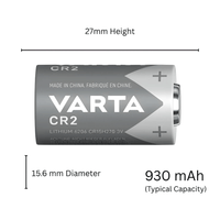 Varta CR2 Lithium Battery - 1 Pack - 4008496537365