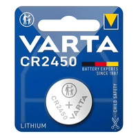 Varta CR2450 Lithium Coin Cell Battery - 4008496270972