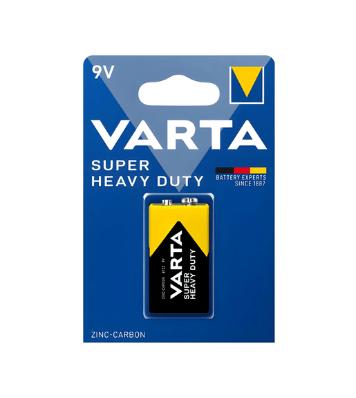 Varta Superlife 9V Zinc Carbon Battery - 4008496556427