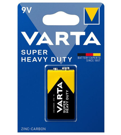 Varta Superlife 9V Zinc Carbon Battery - 4008496556427