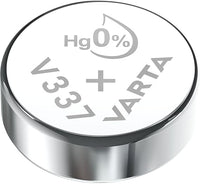 Varta V337 Silver - Oxide Button Cell Battery - Pack of 1 - 4008496245932