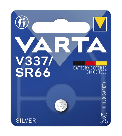 Varta V337 Silver - Oxide Button Cell Battery - Pack of 1 - 4008496245932