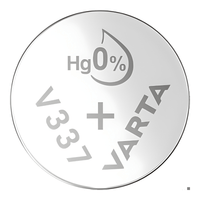 Varta V337 Silver - Oxide Button Cell Battery - Pack of 1 - 4008496245932