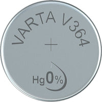 Varta V364 Silver - Oxide Button Cell Battery - Pack of 1 - 4008496245734