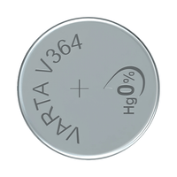 Varta V364 Silver - Oxide Button Cell Battery - Pack of 1 - 4008496245734