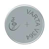Varta V364 Silver - Oxide Button Cell Battery - Pack of 1 - 4008496245734