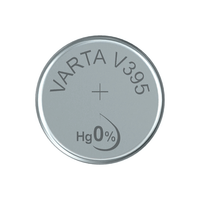 Varta V395 Silver - Oxide Button Cell Battery - Pack of 1 - 4008496245833