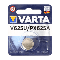 Varta V625U Special Alkaline 1.5V Button Cell Battery - Pack of 1 - 4008496273683