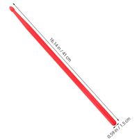 Vater Matrix XHDS302R Drumsticks 7A Durable Nylon Tip RED - 