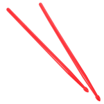 Vater Matrix XHDS302R Drumsticks 7A Durable Nylon Tip RED - 