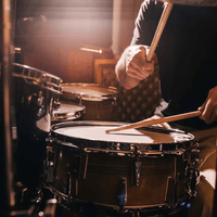 Vater VHT7AN Traditional 7A Nylon Tip Hickory Drum Sticks (Pair) - 