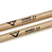 Vater VP5A 5A Nylon Tip Drum Sticks (Pair) - 641652013019