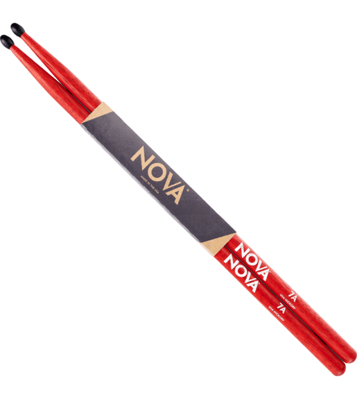 Vic Firth Nova 7AN Red Nylon Tip Drumsticks - 750795010332