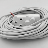 Viper EXT20M 20m Heavy Duty Extension Cord with Coupler Socket (White) - 