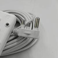 Viper EXT20M 20m Heavy Duty Extension Cord with Coupler Socket (White) - 