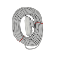 Viper EXT20M 20m Heavy Duty Extension Cord with Coupler Socket (White) - 