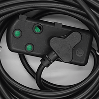 Viper EXT30M2 Heavy-Duty 30m Extension Cord with 3-Pin Coupler Socket - 