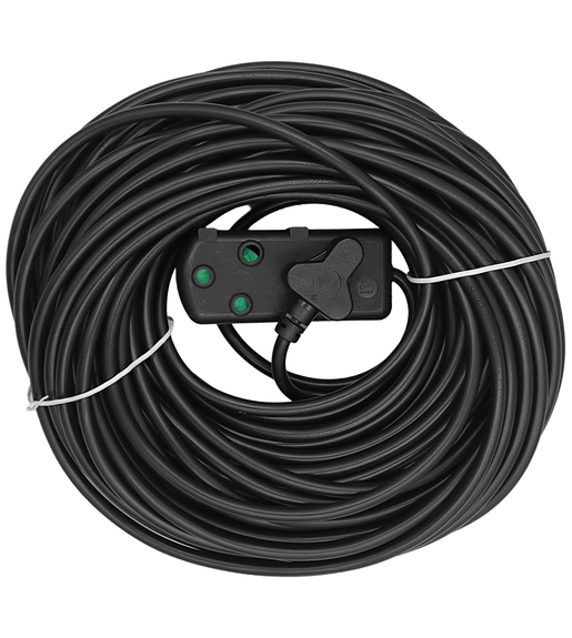 Viper EXT30M2 Heavy-Duty 30m Extension Cord with 3-Pin Coupler Socket - 