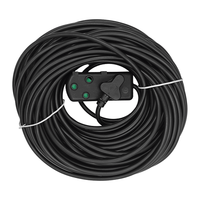Viper EXT30M2 Heavy-Duty 30m Extension Cord with 3-Pin Coupler Socket - 
