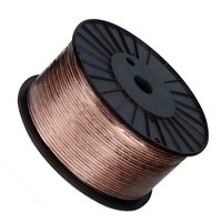 Viper Speaker Wire 1.5mm x 2 Clear 100M Roll 16AWG with Red Line - 