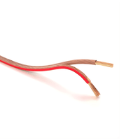 Viper Speaker Wire 1.5mm x 2 Clear 100M Roll 16AWG with Red Line - 