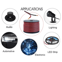 Viper Twin Flex Speaker Wire 1.0mm x 2 Red/Black 100M Roll - 