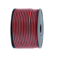 Viper Twin Flex Speaker Wire 1.0mm x 2 Red/Black 100M Roll - 