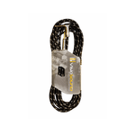 VisioSound INC001 - BK - 6M Instrument Cable 6.35mm Mono Right Angle Jack 6m - 