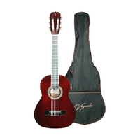 Vizcaya VC-130-WR 30-Inch 1/4 Size Classical 6-String Guitar - Wine Red - 