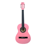 Vizcaya VC-134-Pink 34-Inch 1/2 Size Classical 6-String Guitar - Pink - 