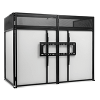 Vonyx DB6 Pro DJ Booth with 32