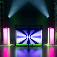 Vonyx DB6 Pro DJ Booth with 32