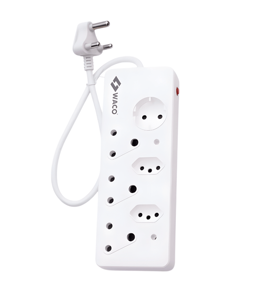 Waco – 6 Way Multiplug with Shutters - 6004830834181