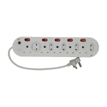 Waco A0013176 10-Way Switched Multiplug Extension Lead - 6009110013176