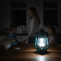 Waco O0004840 Solar Lantern Green (12 White LEDs, 24cm Height) - 