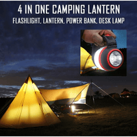 Waco O0018890 / TF-9320R 4-in-1 Rechargeable LED Camping Light & Lantern (3W / 150LM) - 