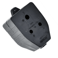 WACO Rubber Janus Coupler 16A 3PIN: Durable Double - Sided Power Connector - 6004830034666