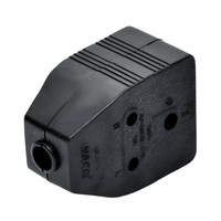 WACO Rubber Janus Coupler 16A 3PIN: Durable Double - Sided Power Connector - 6004830034666