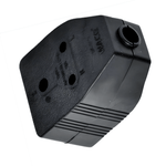 WACO Rubber Janus Coupler 16A 3PIN: Durable Double - Sided Power Connector - 6004830034666