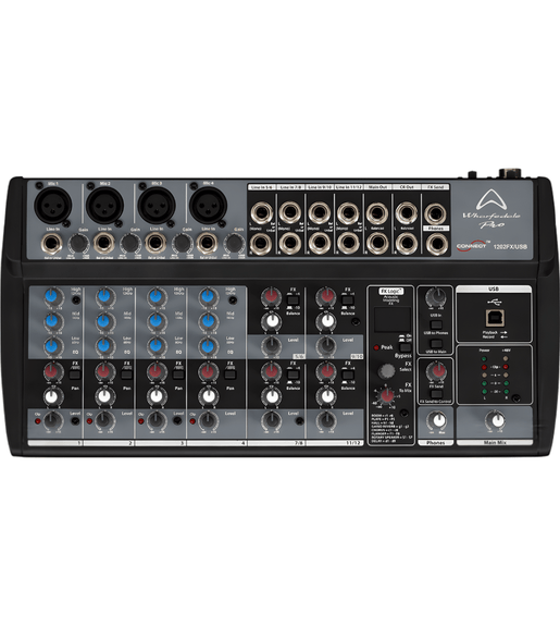 Wharfedale Pro Connect 1202FX USB 12 Channel Mixer - 5025941153887