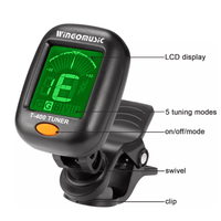 Wingo T400 Guitar Clip On Tuner - 