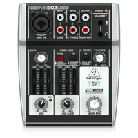 Xenyx 302USB – Compact Analog Mixer & USB Audio Interface - 4033653011334