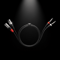 XMAX CX1.5SIG-2XM-2J Dual XLR Male to Dual 6.35mm TS Mono Jack Audio Cable (1.5 Meters) - 