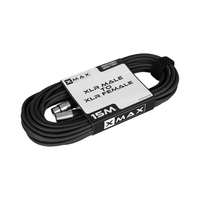 Xmax CX15SIG - XM - XF Microphone Cable Xlr Male To Xlr Female 15M - 