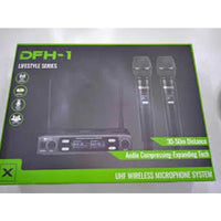 XMAX DFH - 1 Wireless Microphone Dual Handheld Fixed Frequency - 
